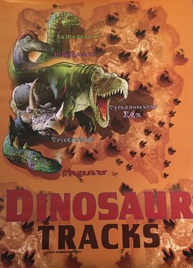 Dinosaurus tracks poster (45 x 60 cm)