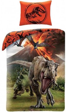 Jurassic World - Raptor Dekbedovertrek (140x200cm)