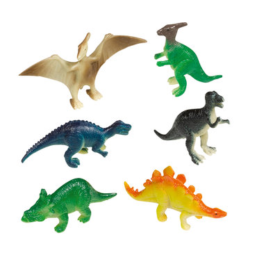 (8x) Dinosaurussen (klein) (taart/muffin decoratie)