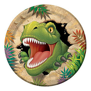Verbazingwekkend Dinosaurus bordjes - dino feest - Dinoworld GF-34