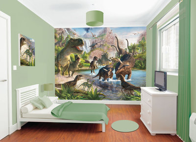 Walltastic Posterbehang dinosaurus l Dinoworld - Dinoworld Walltastic Posterbehang dinosaurus l Dinoworld - Dinoworld